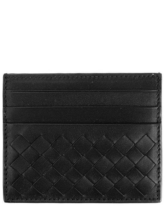 Intrecciato Classic Card Wallet Black - BOTTEGA VENETA - BALAAN 2