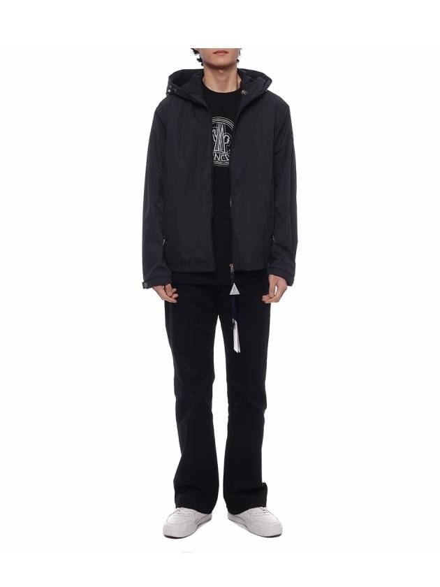 Traversier Hooded Jacket Black - MONCLER - BALAAN 4