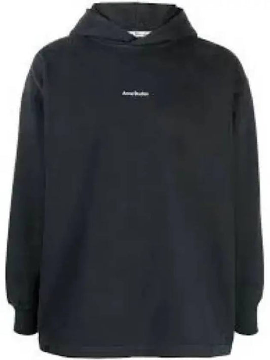 Logo Print Hooded Top Black - ACNE STUDIOS - BALAAN 2