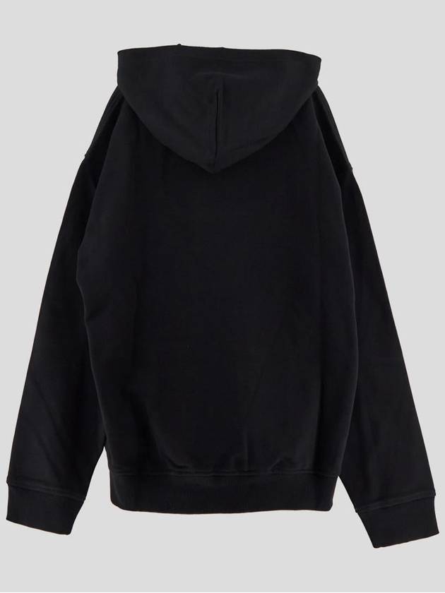 D Logo Patch Hoodie Black - DIESEL - BALAAN 3