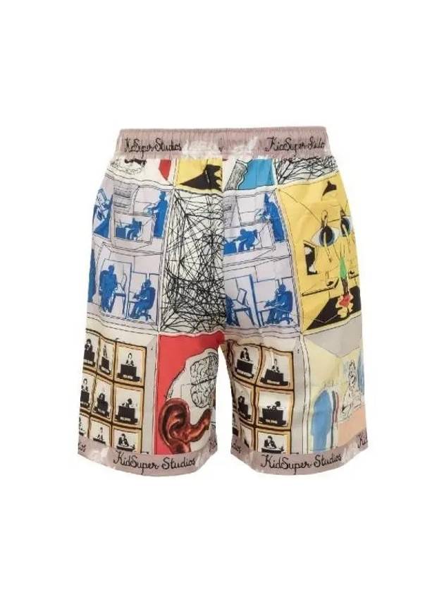 Art Printing Shorts SS24PT21 MULTI - KIDSUPER - BALAAN 2