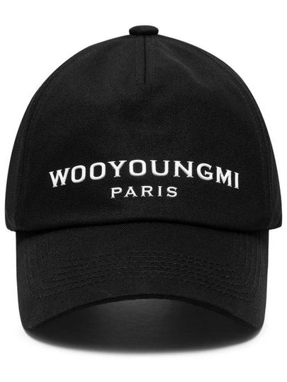 Embroidered Logo Ball Cap Black - WOOYOUNGMI - BALAAN 2