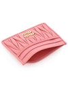 Matelasse Nappa Leather Card Wallet Begonia Pink - MIU MIU - BALAAN 7