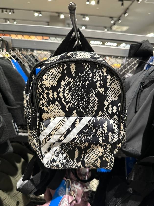 Snake Graphic Mini Backpack Black - ADIDAS - BALAAN 3