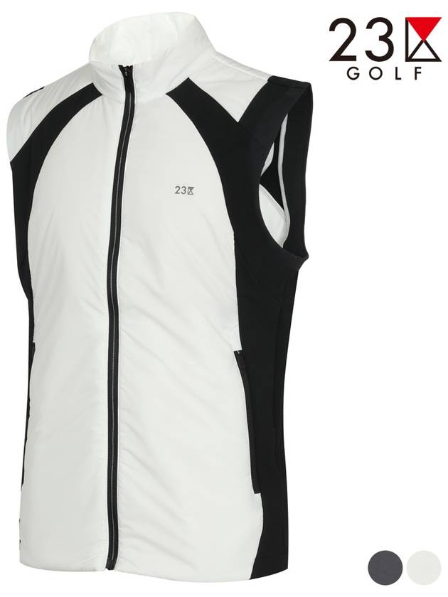 Golf color matching zip-up vest EL3MJV005 - 23KU - BALAAN 1