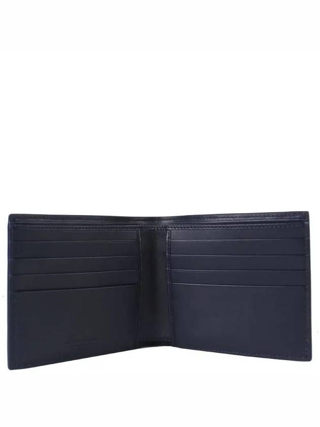 Intrecciato Weaving Half Wallet Navy - BOTTEGA VENETA - BALAAN 3