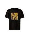 Metropolis Series Mercerized Jersey Graphic Short Sleeve T-Shirt Black - CP COMPANY - BALAAN 2