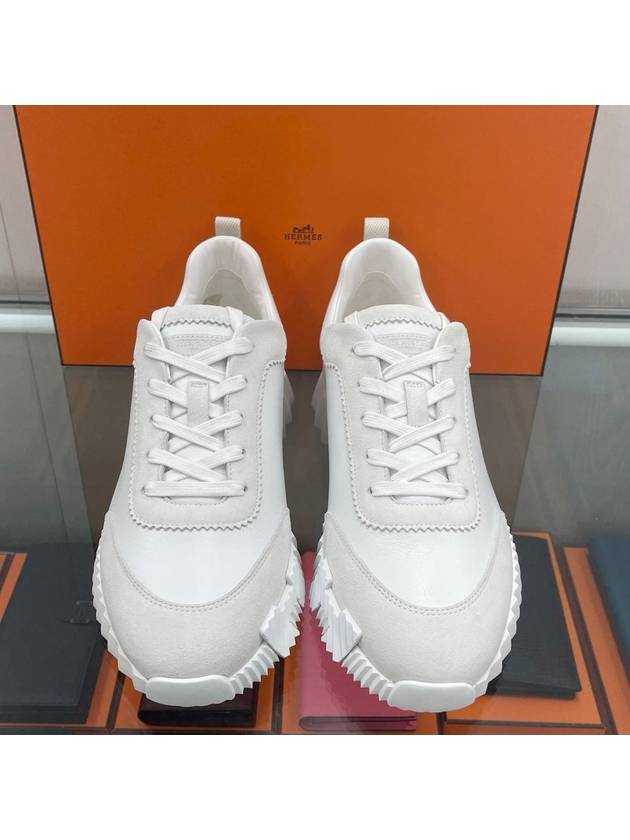 Bouncing Low Top Sneakers Blanc - HERMES - BALAAN 4