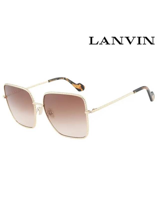 Sunglasses LNV125S 740 Square Metal Women s - LANVIN - BALAAN 2