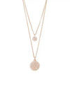 Meteora Layered Necklace Rose Gold - SWAROVSKI - BALAAN 2