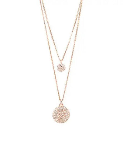 Meteora Layered Necklace Rose Gold - SWAROVSKI - BALAAN 2