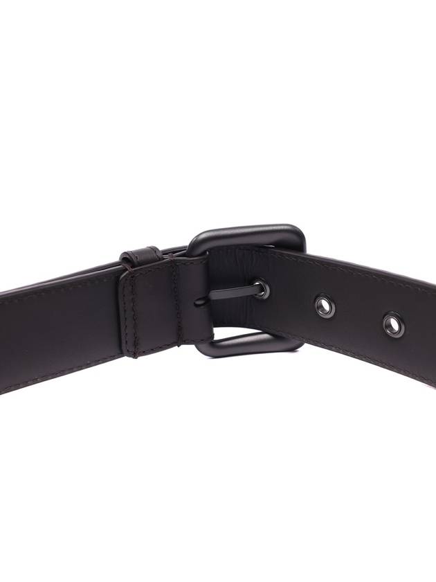 Intrecciato Leather Belt Espresso - BOTTEGA VENETA - BALAAN 6