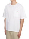 Logo Patch Short Sleeve T-Shirt White - ACNE STUDIOS - BALAAN 3