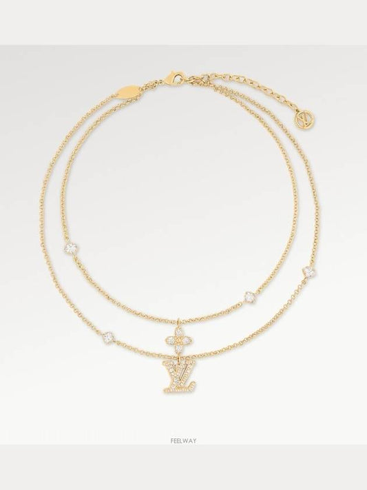 Lady LV Necklace Gold - LOUIS VUITTON - BALAAN 2