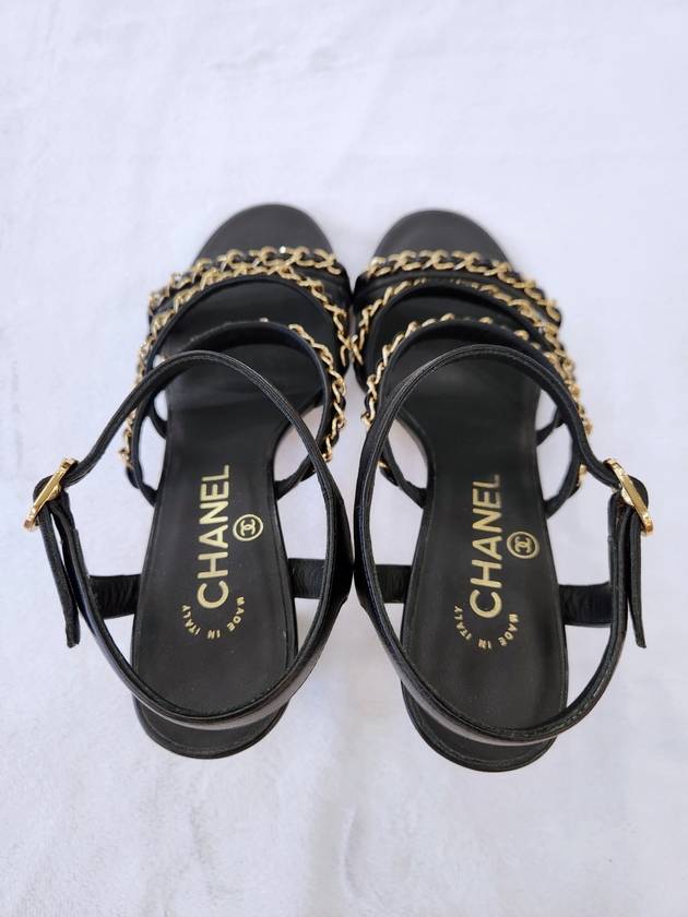 Women s CC Chain Strap Sandals G32883 Condition A - CHANEL - BALAAN 4