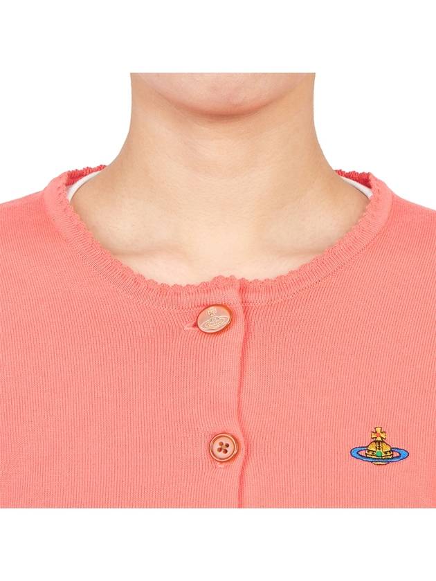 Women s Bea Crop Cardigan Coral - VIVIENNE WESTWOOD - BALAAN 10