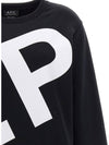 Cory Big Logo Cotton Sweatshirt Black - A.P.C. - BALAAN 4