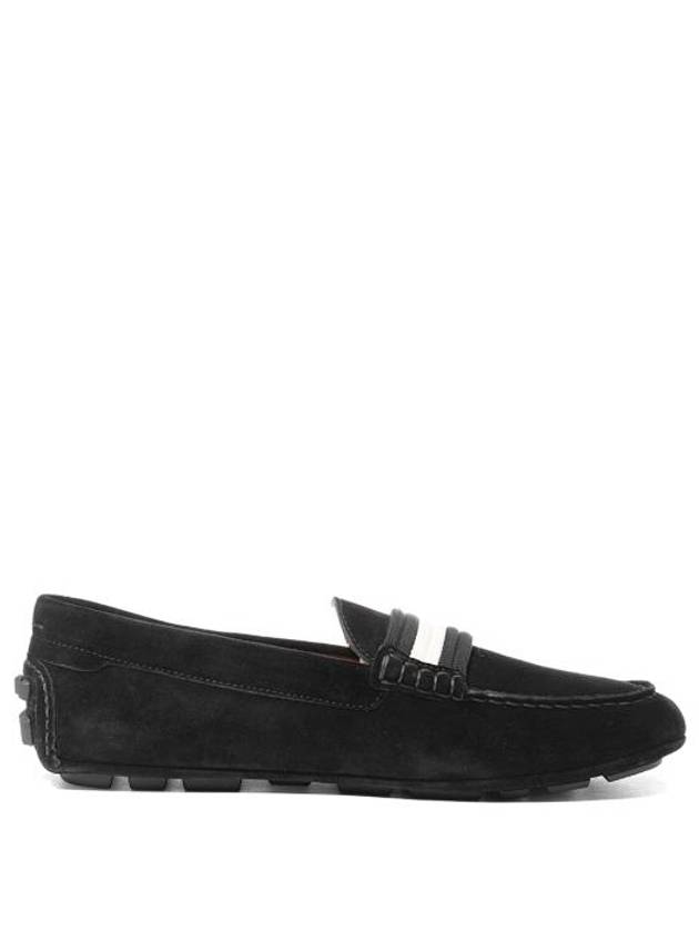 Kansan Suede Driving Shoes Black - BALLY - BALAAN 5