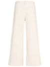 Cotton Wide Pants White - MONCLER - BALAAN 4