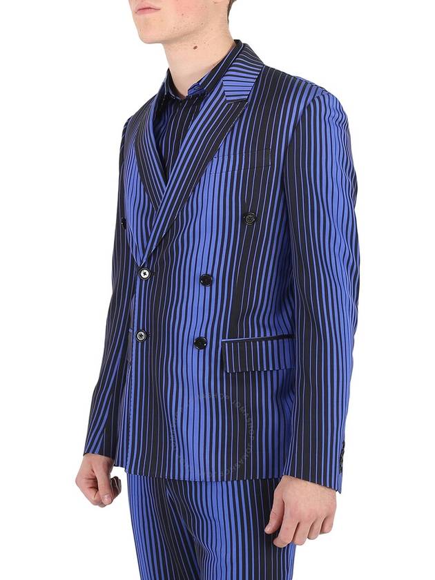 Men s Jacket Moschino Double Breasted Stripe Blazer Brand Size 46 US 36 - MOSCHINO - BALAAN 3