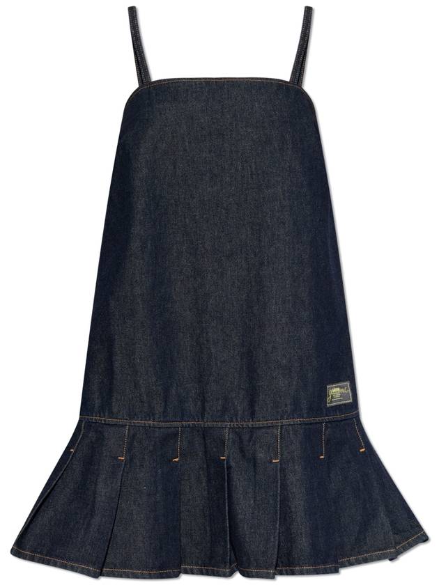 Ganni Denim Dress, Women's, Navy Blue - GANNI - BALAAN 1