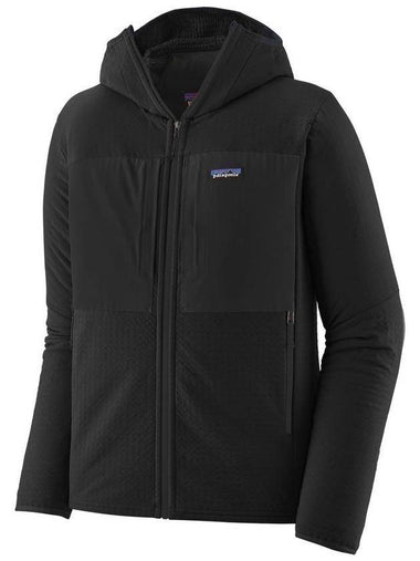 R2 TechFace Zip Up Hoodie Black - PATAGONIA - BALAAN 1