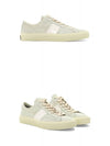 Suede Low Top Sneakers Marble Cream - TOM FORD - BALAAN 5