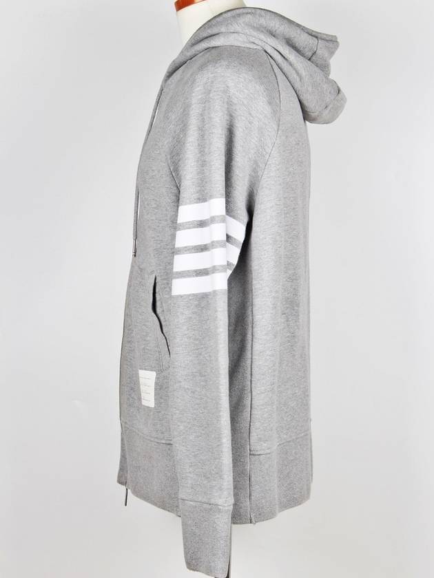 diagonal hood zip up gray 5 - THOM BROWNE - BALAAN 3