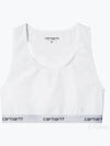 Script Racer Tank Bra White - CARHARTT WIP - BALAAN 2