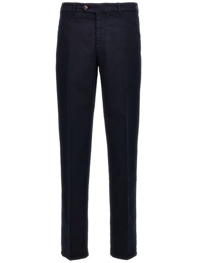 Tapered Chino Cotton Straight Pants Navy - BRUNELLO CUCINELLI - BALAAN 2