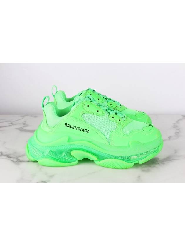 Triple S air sole sneakers green fluorescent 37 240 - BALENCIAGA - BALAAN 5