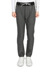 Men's Logo Jogger Track Pants Black - HORN GARMENT - BALAAN 2