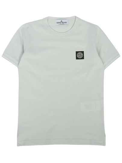 Kids Logo Patch Short Sleeve T-Shirt Grey - STONE ISLAND - BALAAN 2