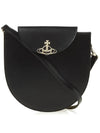 Linda Half Moon Saddle Cross Bag Black - VIVIENNE WESTWOOD - BALAAN 2