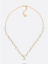 Petit CD Treasure Resin Pearl Necklace Gold - DIOR - BALAAN 2