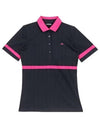 Golf Moira Short Sleeve Polo Shirt Navy - J.LINDEBERG - BALAAN 2