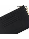 Cassandre Matelasse Large Zipped Clutch Bag Black - SAINT LAURENT - BALAAN 7