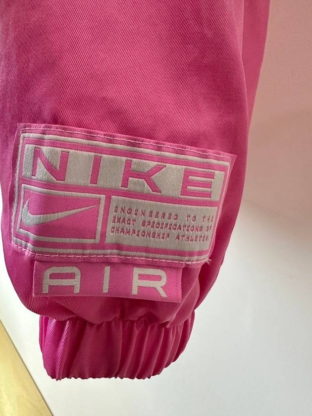 Air Woven Oversized Bomber Jacket Pink - NIKE - BALAAN 3