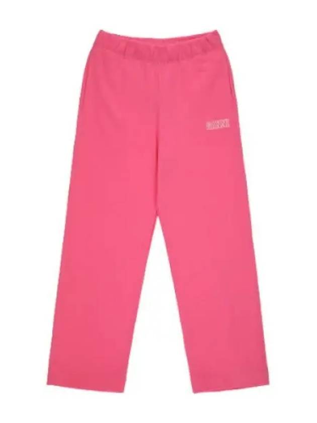 Loose fit sweatpants sugar plum - GANNI - BALAAN 1