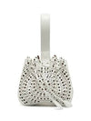 Rose Marie 16 Punching Bucket Bag White - ALAIA - BALAAN 4