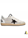 Ball Star Suede Star Laminate Low Top Sneakers Grey - GOLDEN GOOSE - BALAAN 2