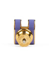 Mini Pop H Earrings Gold Lilas - HERMES - BALAAN 4