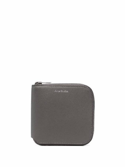 Bifold Zipper Half Wallet Grey - ACNE STUDIOS - BALAAN 2