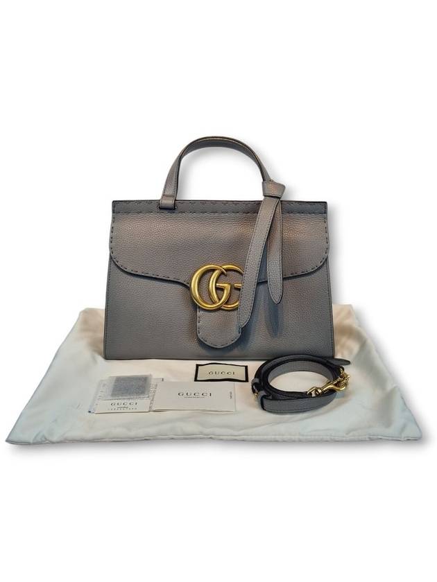 GG Marmont top handle shoulder bag 421890 - GUCCI - BALAAN 9