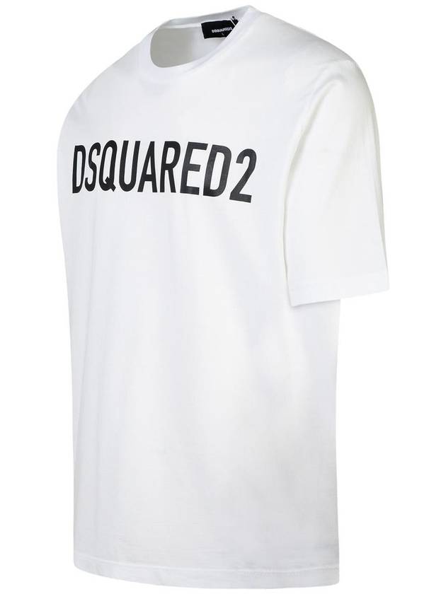 DSQUARED2 White Cotton T-Shirt - DSQUARED2 - BALAAN 2