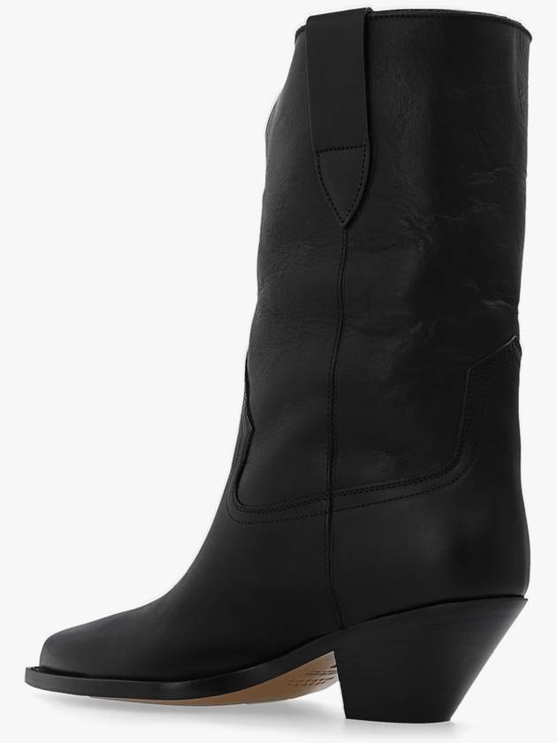 Isabel Marant ‘Dahope’ Leather Cowboy Boots, Women's, Black - ISABEL MARANT - BALAAN 5