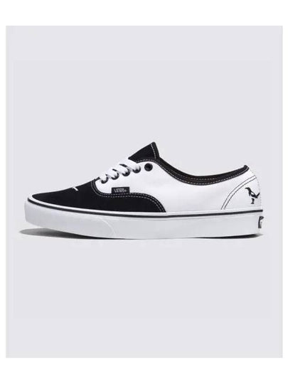 Authentic Magpie Bird Low Top Sneakers Black White - VANS - BALAAN 2