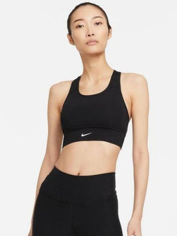 01BV3775011Women’sMini Wooshi Medium Support Sports Bra TopBlack - NIKE - BALAAN 1