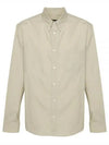 Edouard Long Sleeve Shirt Beige - A.P.C. - BALAAN 2