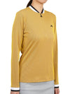 Leonor Mid Layer Long Sleeve T-Shirt Yellow - J.LINDEBERG - BALAAN 4